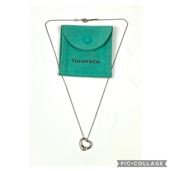Tiffany & Co Elsa Perretti Open Heart Small Necklace - Picture 10 of 10